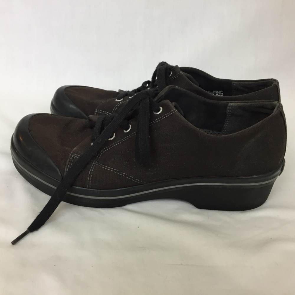 SOLD DANSKO Vegan 'Veda' Canvas Lace-Up Shoes 40 - Picture 4 of 8